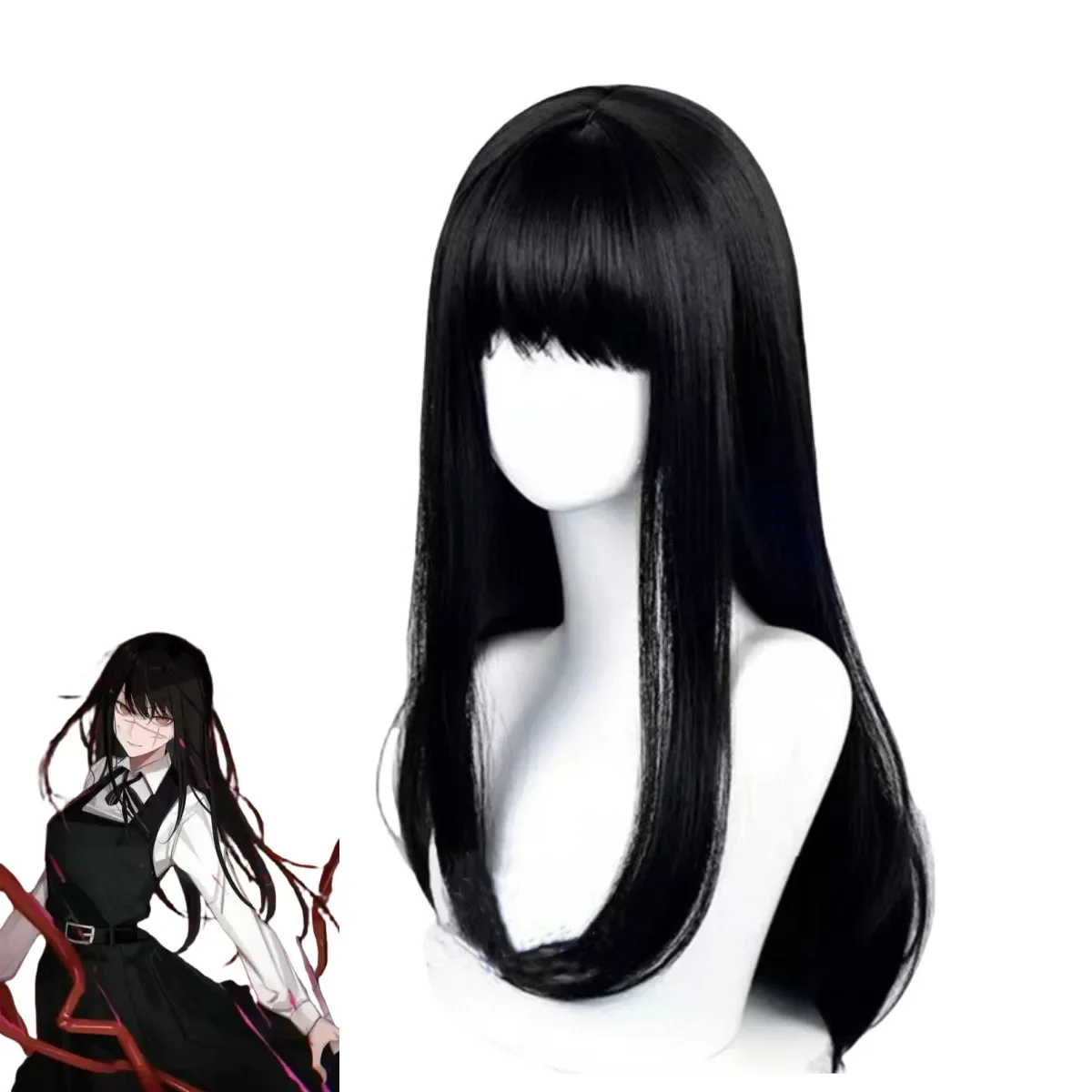 XQAnime Chainsaw Man Mitaka Asa Косплей Костюм Япония и Южная Корея JK Школьная форма Рубашка Платье Парик Женский милый костюм кампуса (art.: 3920d33ae0ffd) - 3920d33ae0ffd