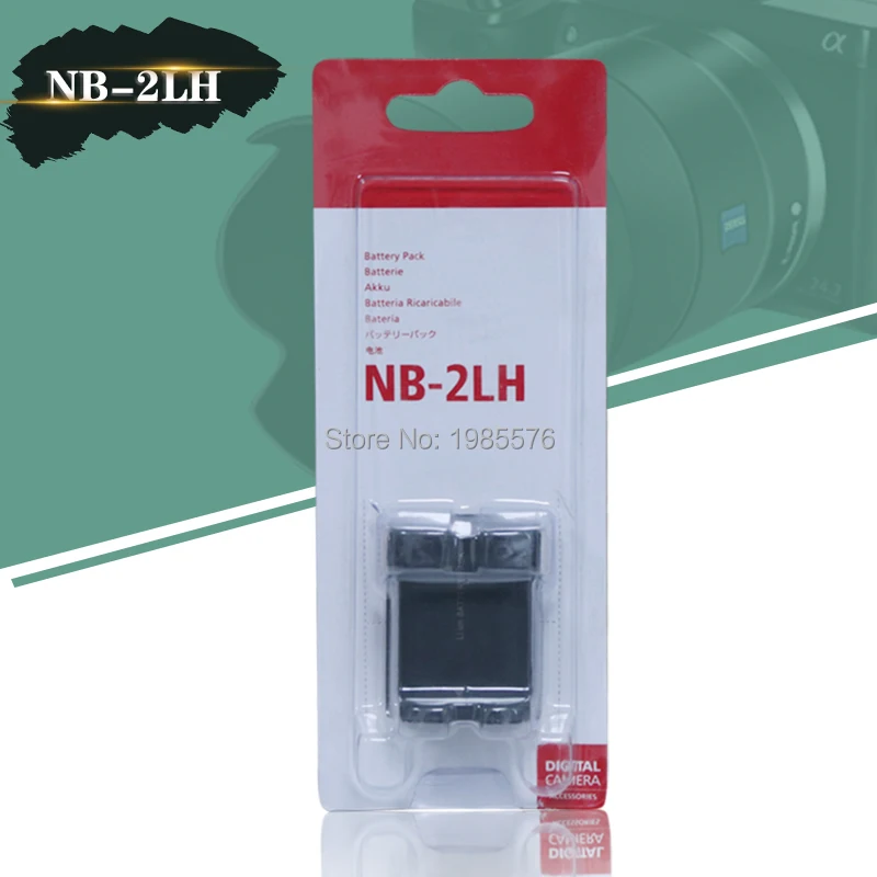 

NB-2LH batteries NB2LH 2LH 2L NB-2L NB-2L Camera Battery for Durable EOS 400D S80 S70 S50 S60 350D G7 G9 Kiss N X Rebel