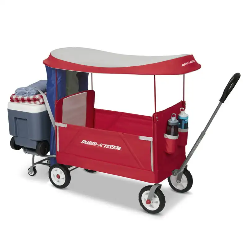 

3-in-1 Tailgater Wagon with , Folding Wagon,