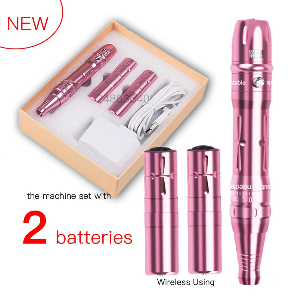 Wholesale Eyebrows Tattoo Machine Wireless Permanent Makeup Tattoo Pen Rechargeable Tattoo Gun