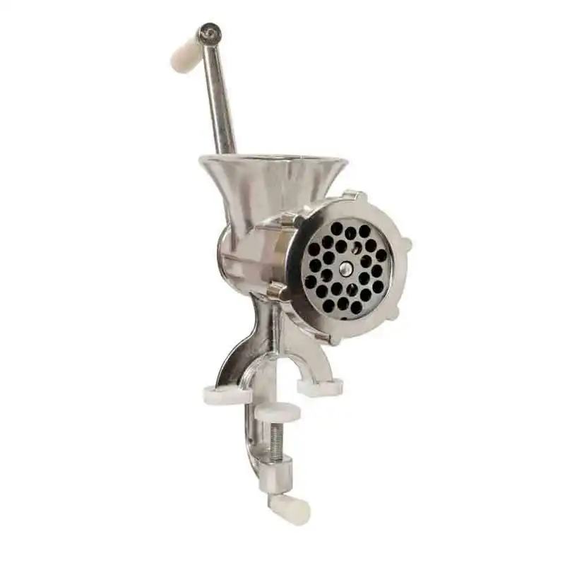 

#10 Aluminum Clamp-On Manual Meat Grinder