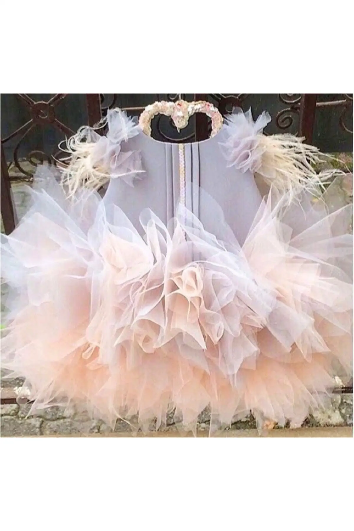 

Gray-salmon Dress Midi Solid Color Comfort Sleeveless Woven Gauze Trend Cycling Neck