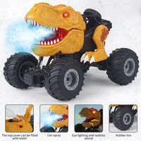 electric dinosaur remote control spray stunt car animal model off road vehicle climbing car kids games boys gifts