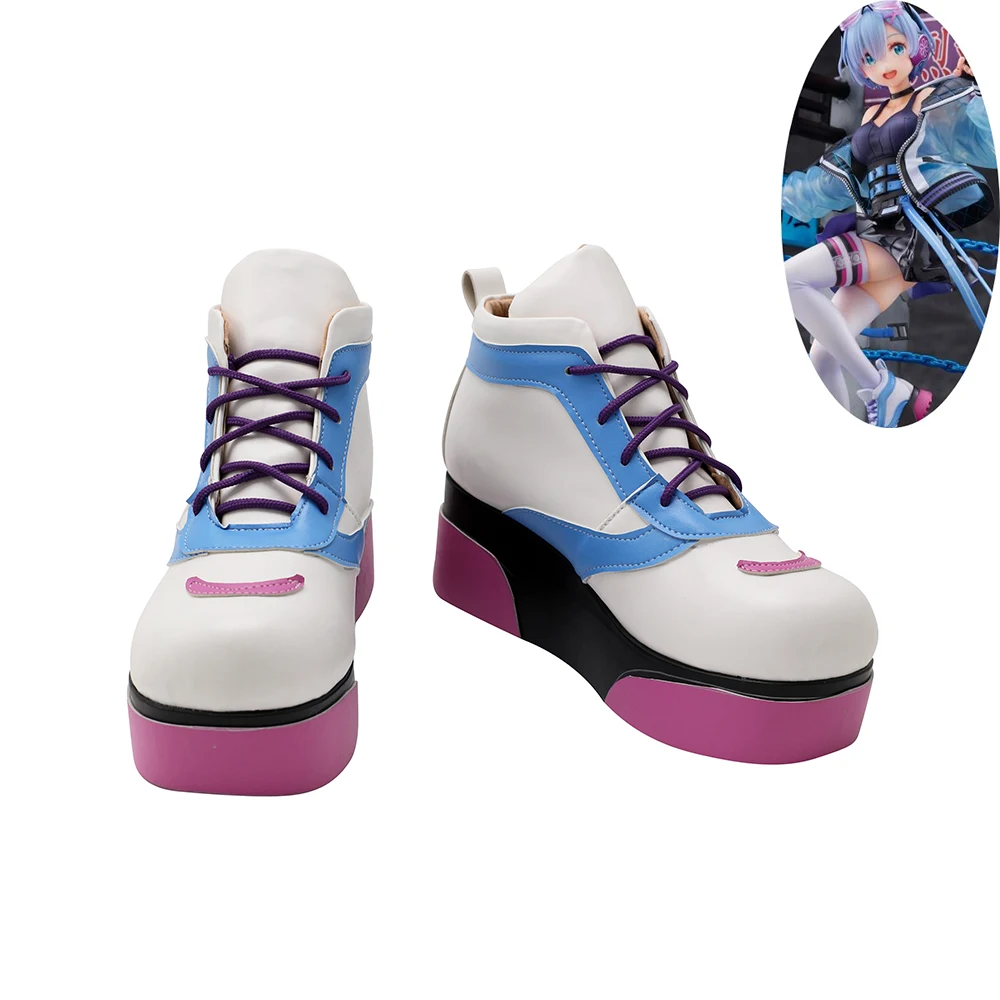 

Re:Zero -Starting Life in Another World Rem Shoes Cosplay Women Boots
