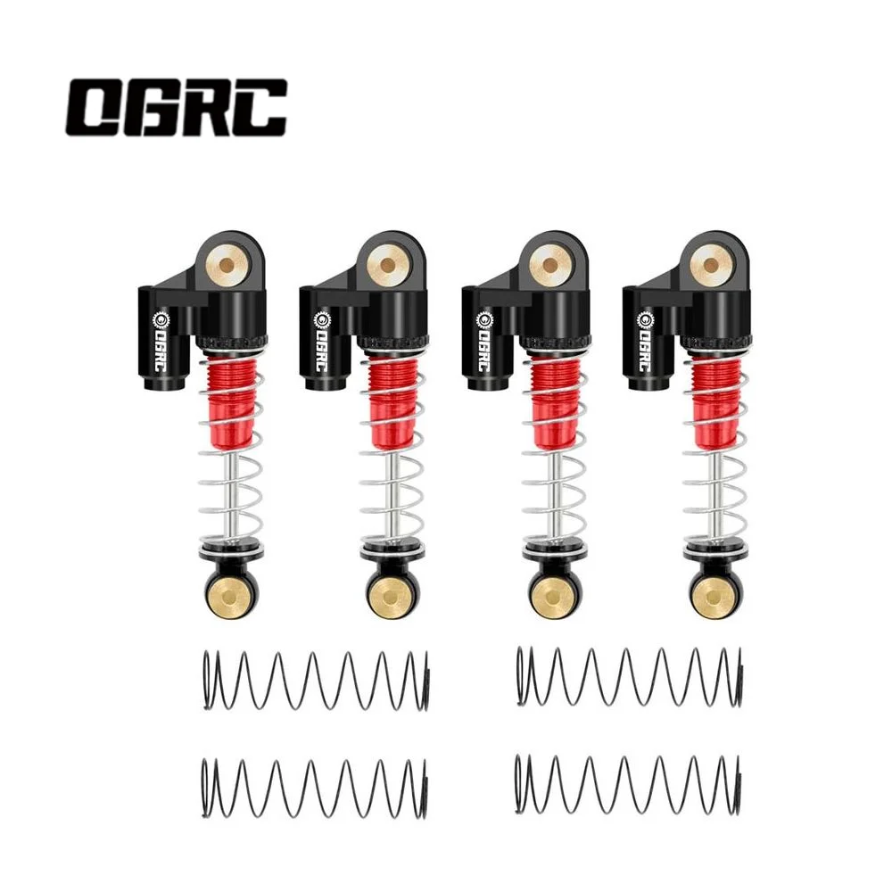 

OGRC SCX24 Shocks Adjustable Aluminum Tele Shocks Absorber for Axial SCX24 C10/JLU/Bronco/Gladiator/Deadbolt Upgrades Parts