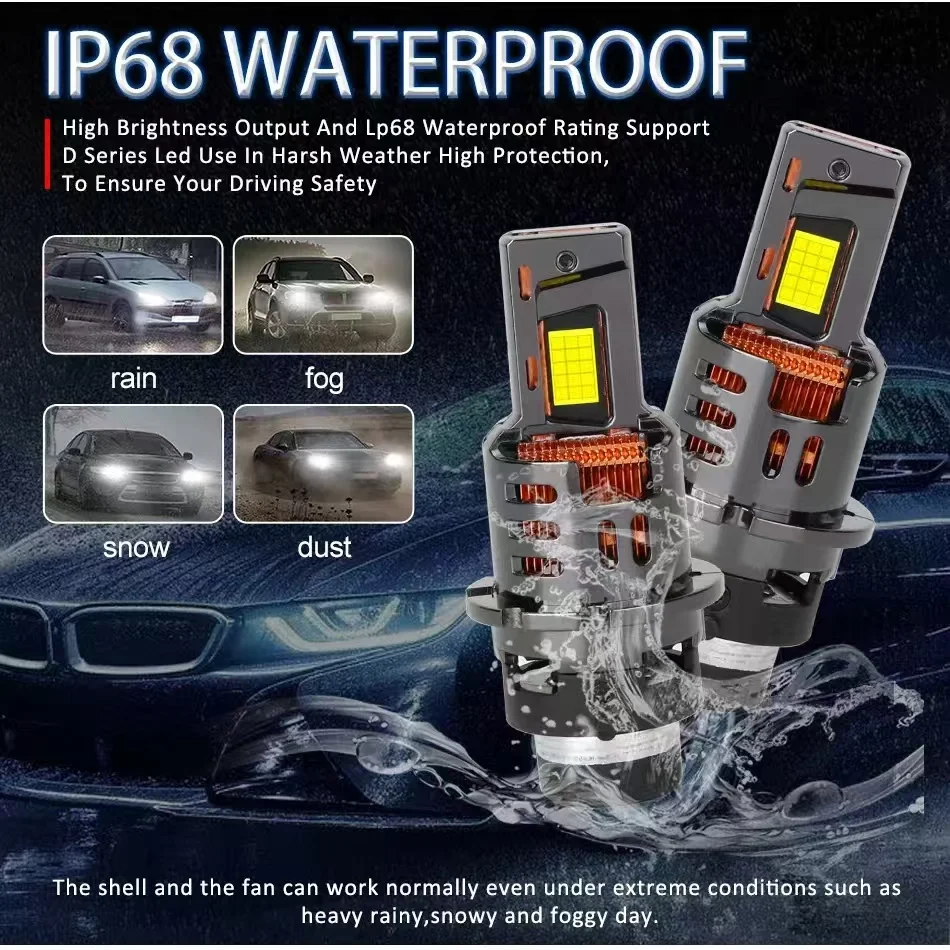 JUZIXING D2SR D4SR 1:1 Автомобильный фонарь Turbo Lamp Canbus Error Free Plug and Play 6500K для светодиодного маяка Светодиодная лампа Турбо Автомобильная лампа (art.: 3920cd67eb68e) - 3920cd67eb68e