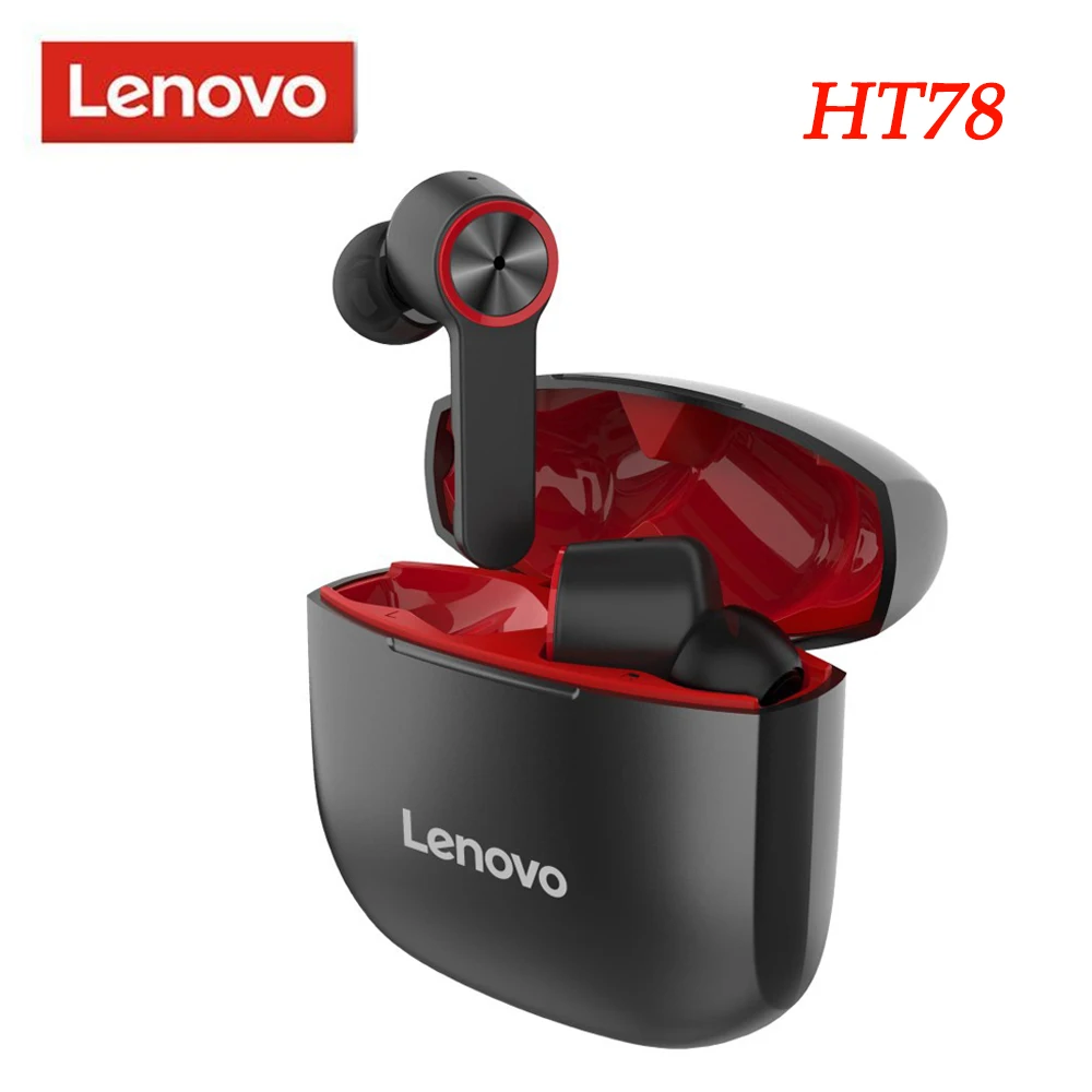 

Беспроводные наушники Lenovo HT78 с Bluetooth 5,0, наушники с микрофоном, водонепроницаемые, TWS, Hifi стерео звук, ANC, игровые наушники