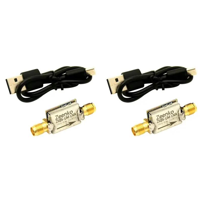 Фото 2X Zeenko UM Series Low Noise Amplifier USB Type-C Interface 20Db High Gain LNA RF Power Preamplifier Module ZK05-UM №1