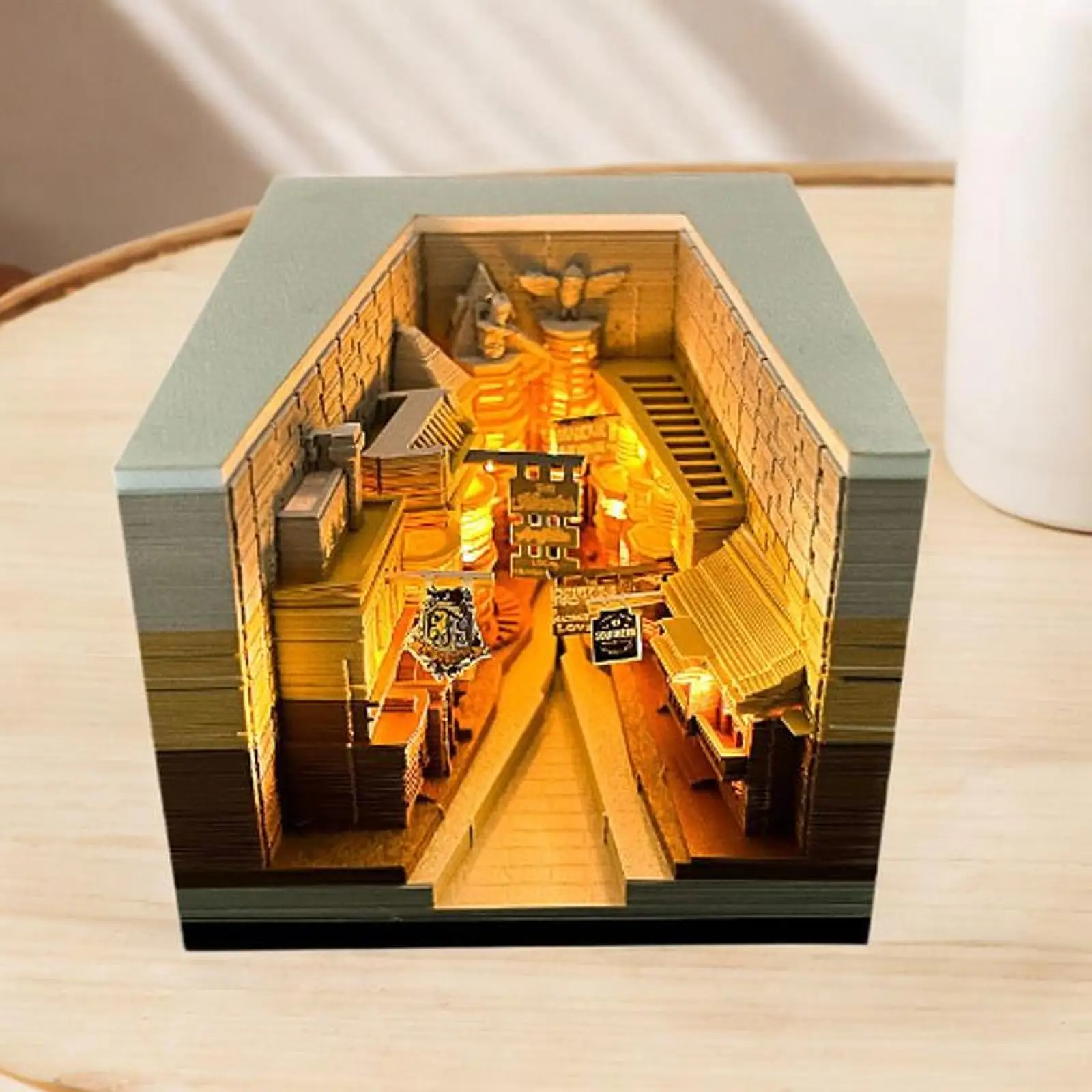 Диагональный блокнот с настольным календарем Alley 3D художественным для квартиры