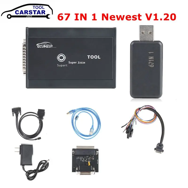 

ECU Programmer High Quality FLASH 67 IN 1 Support More Modules ECU Models Via Boot Better than BENCH 32 IN 1 ECU Tuning Tool