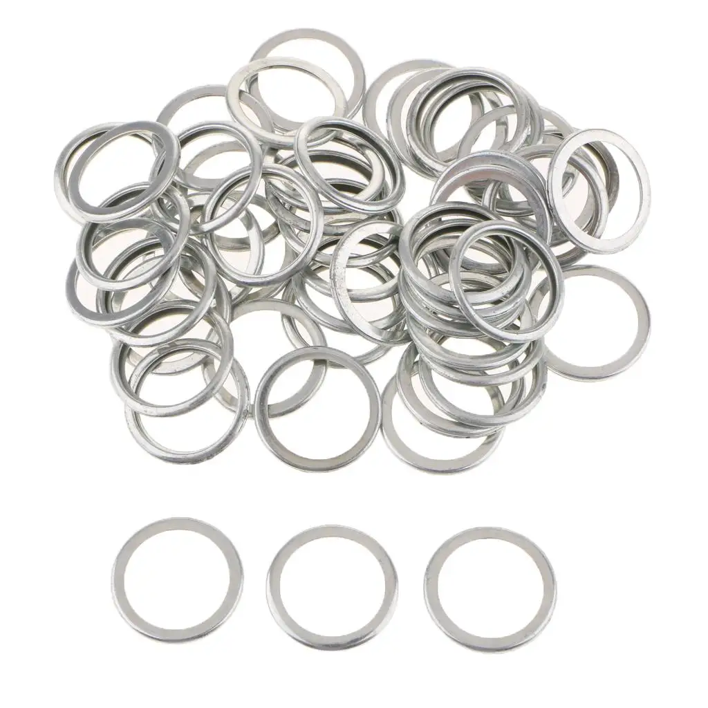 

50 Drain Plug Washer Gaskets Rings for Open Size: 20mm Screw Size: M20