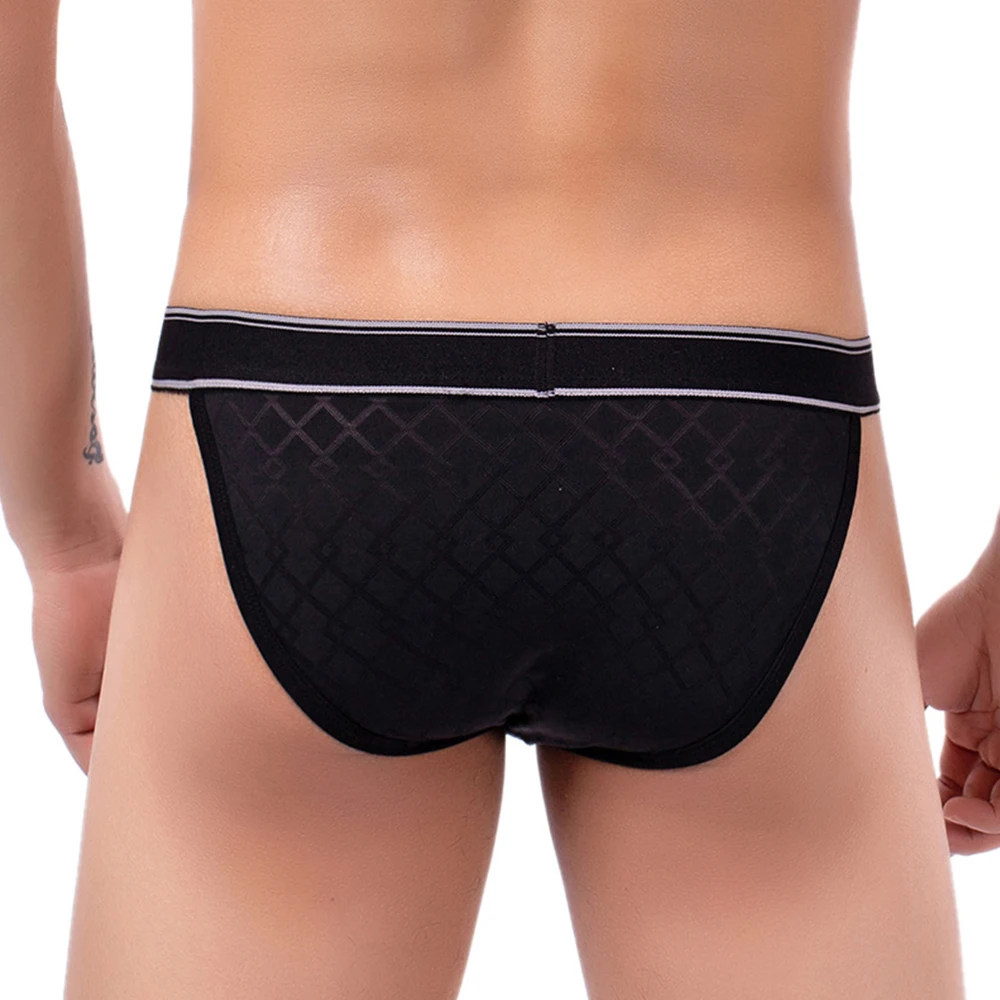

Male Briefs T-pants Tight Underwear Sexy Underwear Home Four Seasons Shredded Ice Lace Sexy Close Fitting Shredded Ice