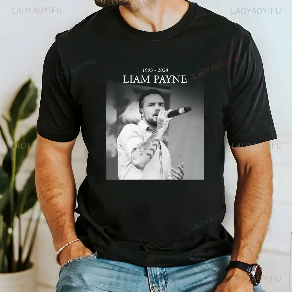 Футболка Liam Payne Tribute футболка с коротким рукавом мужская высокого качества