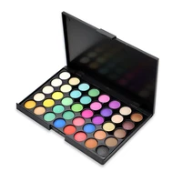 professional 40 colors waterproof fashion makeup mixer palette eye shadow matte shimmer