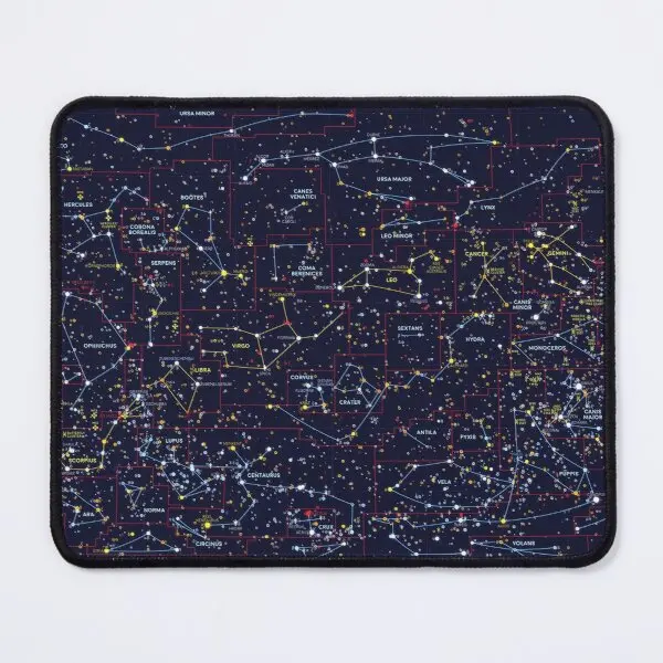 

Night Constellations Mouse Pad Mens Carpet Anime Gaming Desk Printing Keyboard Mousepad Table Gamer Play Mat Computer PC