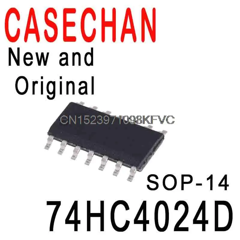 10 шт., новые и оригинальные 74HC4024 SOP-14 SMD счетчик/разделительная микросхема 74HC4024D