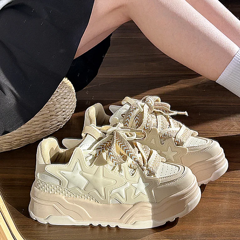 Новинка 2024 повседневные кроссовки на толстой подошве приподнимающиеся