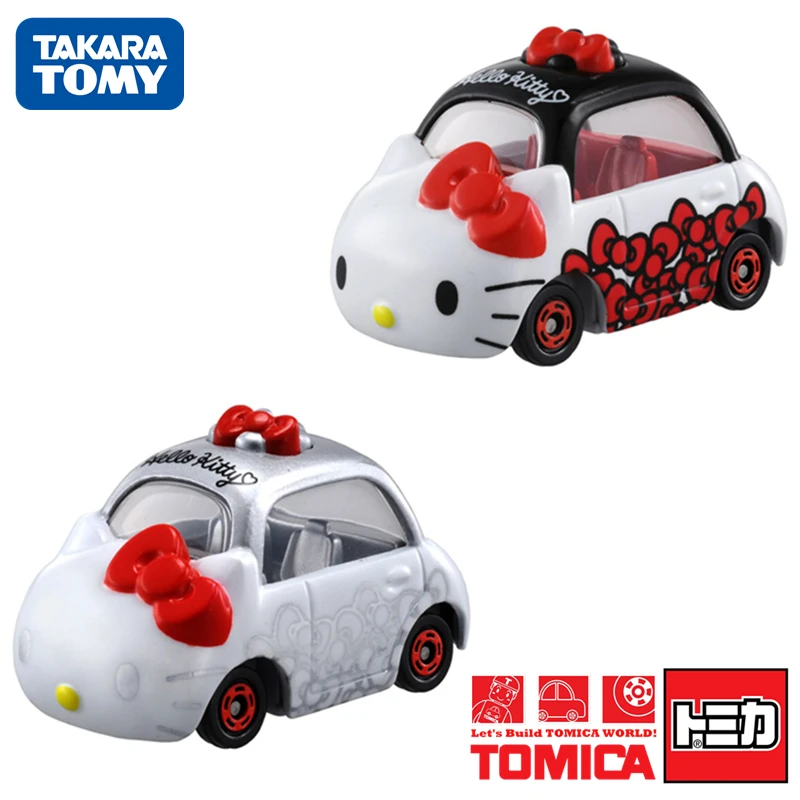 

Takara Tomy Dream Tomica Sanrio, Hello Kitty 45-летний набор 2 машины литья под давлением игрушечный автомобиль