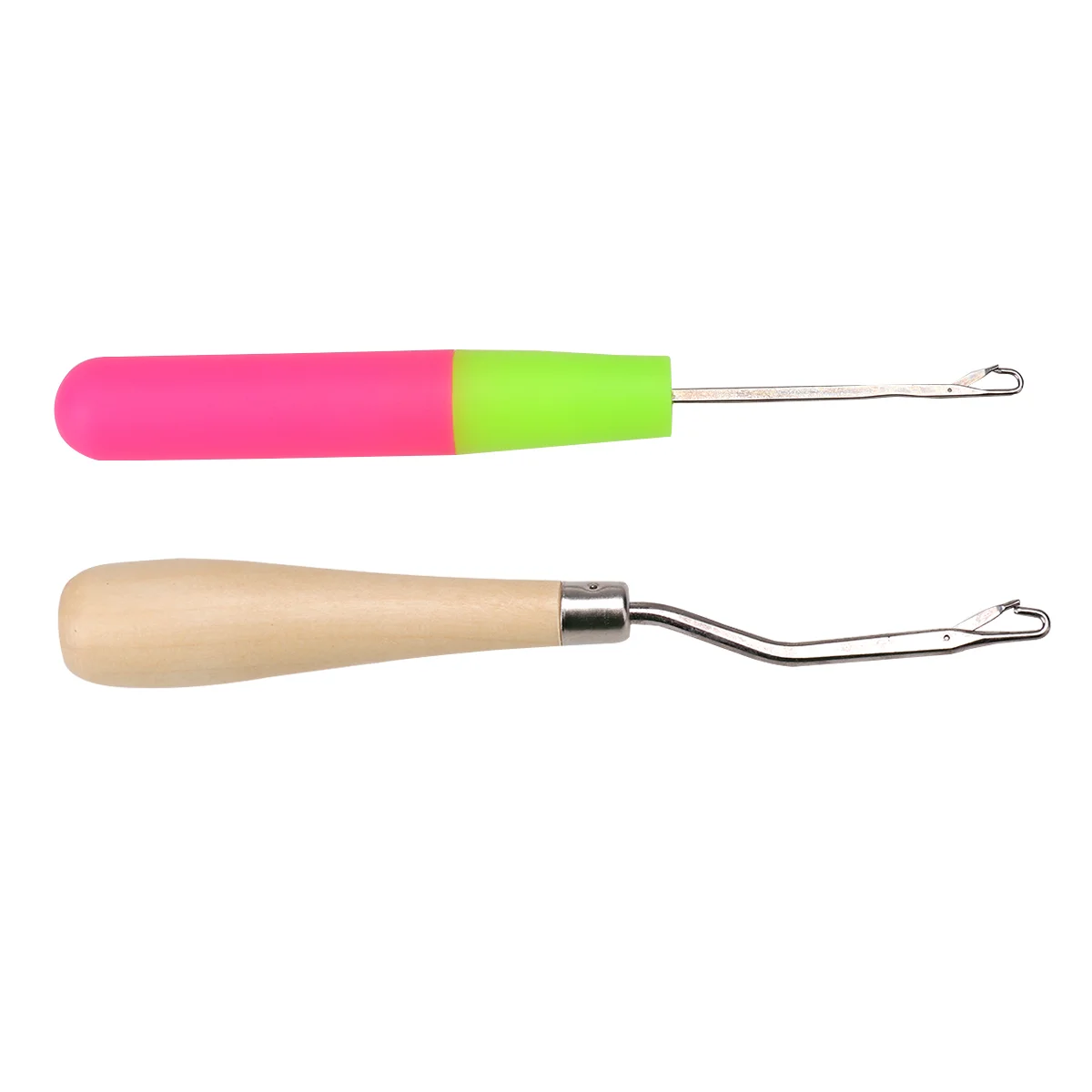 

2pcs Bent Hook Bent Hook Crochet Set Crochet Hook Knitting Tool Embroidery Crafts Supplies