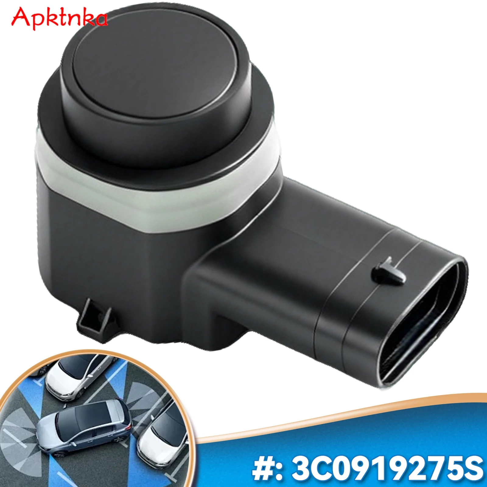 Фото Датчик парковки PDC (парковочный радар) 4H0919275 для AUDI, Skoda, VW Jetta MK5, Golf MK5, 6, Passat B6 (1S0919275, 3C0919275S) №1
