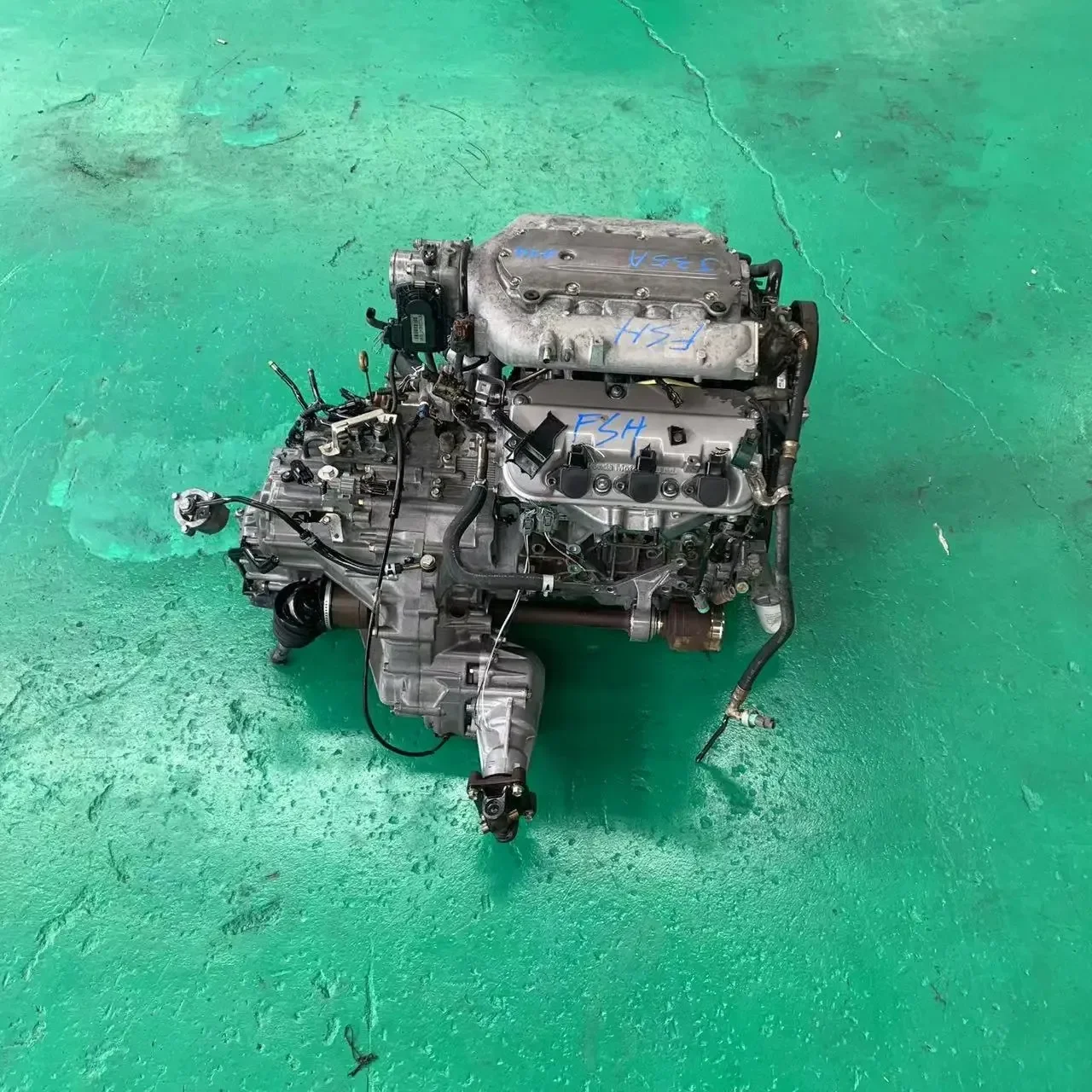 Высококачественный б/у бензиновый двигатель J35A для Honda Accord Crosstour Pilot Odyssey л