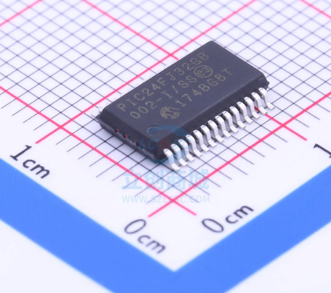 

100% New Original PIC24FJ32GB002-I/SS Package SSOP-28 New Original Genuine Microcontroller (MCU/MPU/SOC) IC Chip