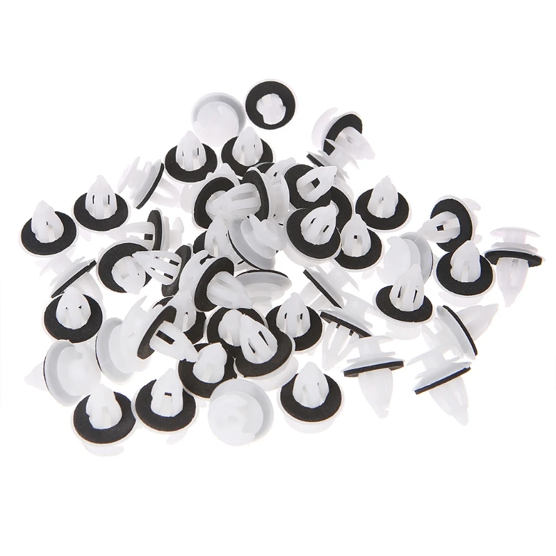 50PCs/Bag For BMW E34 E36 E38 E39 E46 M3 M5 Z3 X5  Door Panel Clips With Seal Ring car clips