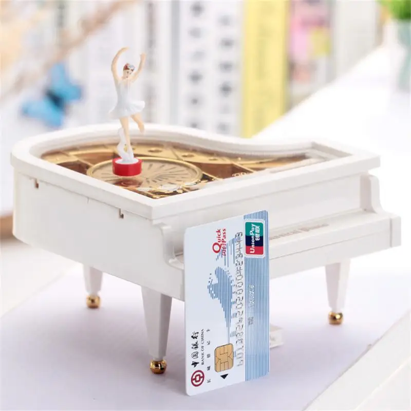 Creative Mistery Box Spirit Box Piano Model Metal Antique Musical Boxes Gifts For My Girlfriend Music Box Home Decoration 2