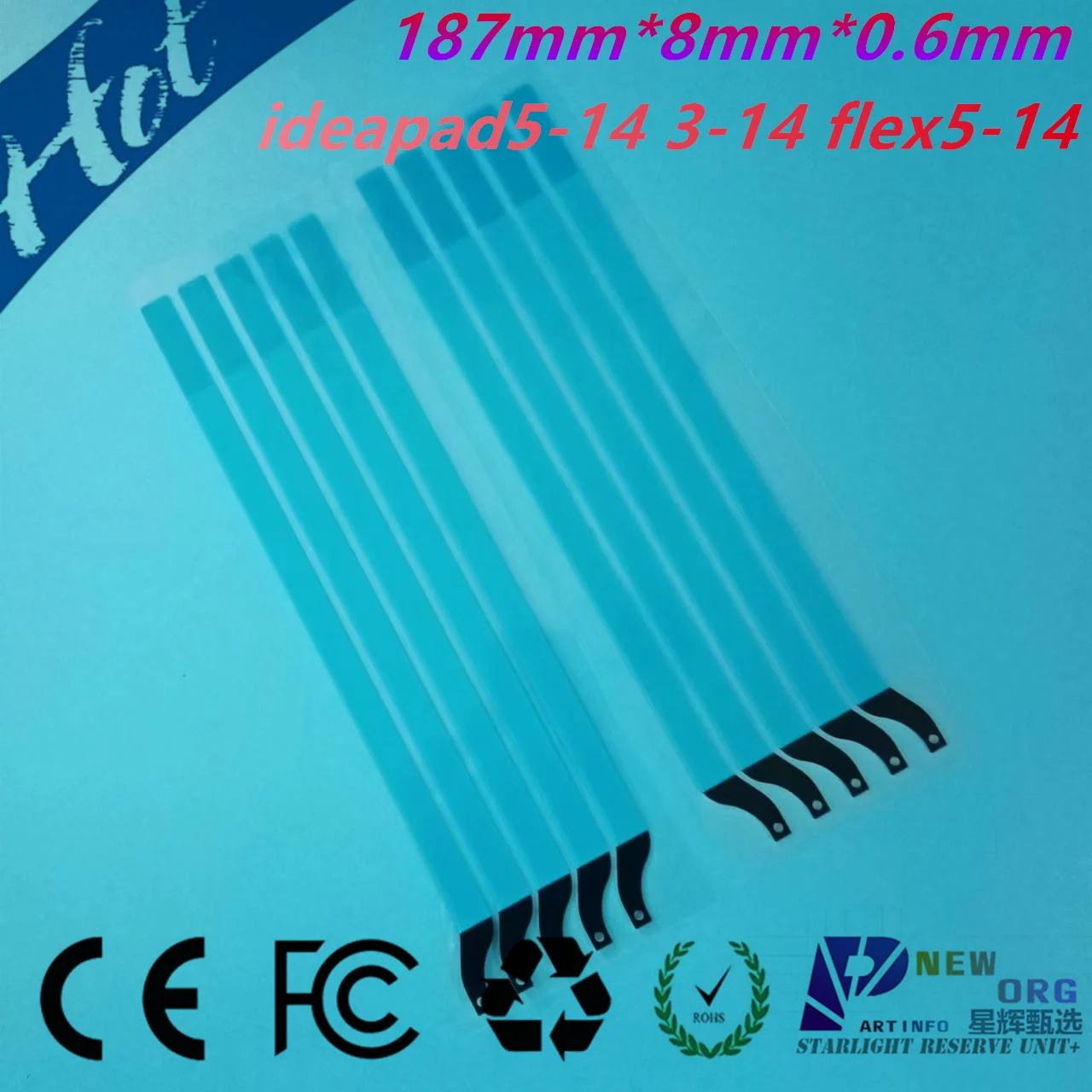 3 пары, клейкая лента для ноутбука, ЖК-дисплей, легко тянущаяся лента для LENOVO Ideapad3-14 5-14, фотосессия, L & R T0.6