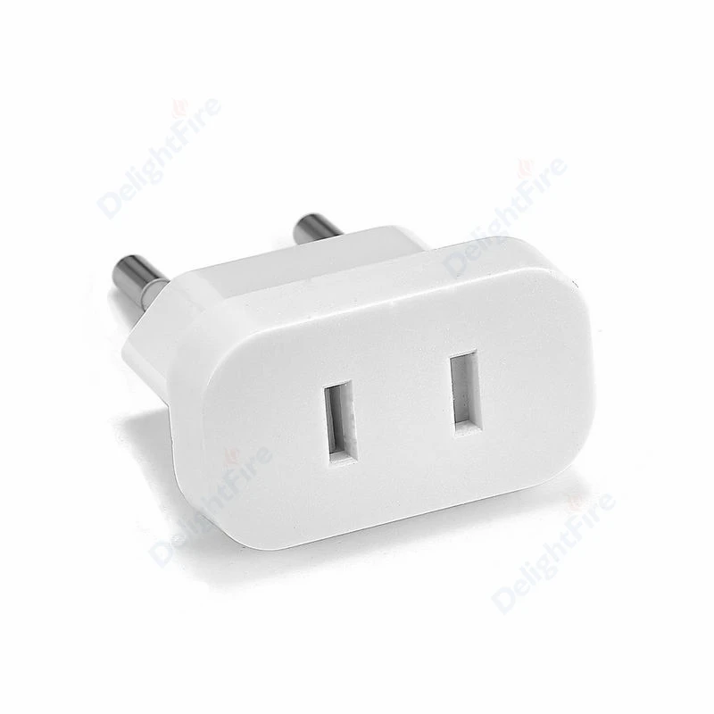 1pcs EU Plug Electrical Socket Power Converter 4.0/4.8mm Travel Charger Sockets Adapter US to Euro AC Electric Charging - купить по