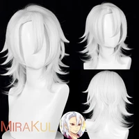 mirakul uzui tengen demon slayer kimetsu no yaiba multi color heat resistant hair authentic cosplay costume wig