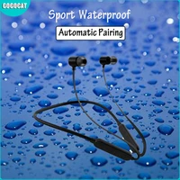 bluetooth earphone wireless sport headphone magnet earbuds with microphone stereo auriculares bluetooth earpiece for phone pc