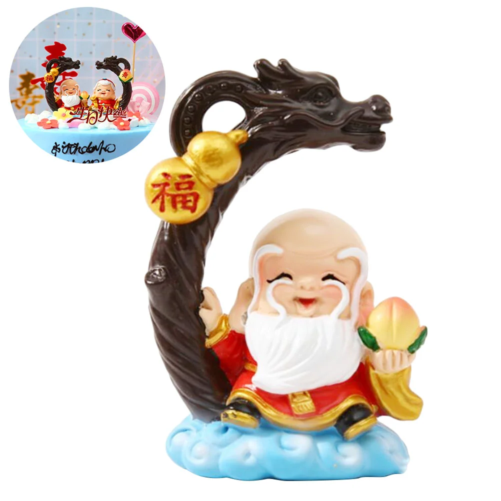 

Anniversary Party Supplies Chinese Blessing Word Tabletop Decorations Birthday Centerpiece Mini Figurine Favors Desktop