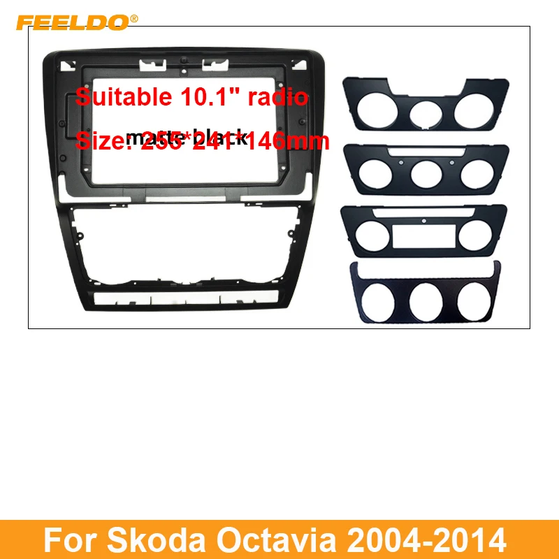 

Автомагнитола FEELDO, стерео-система 10 дюймов с рамкой для Skoda Octavia 07-13, с DVD плеером, системой Audi