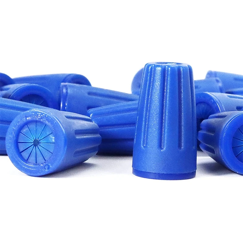 

20-Pack Waterproof Wire Connectors Outdoor Seal Electrical Twist Caps, 22AWG-12AWG,Wet Location Available,Blue