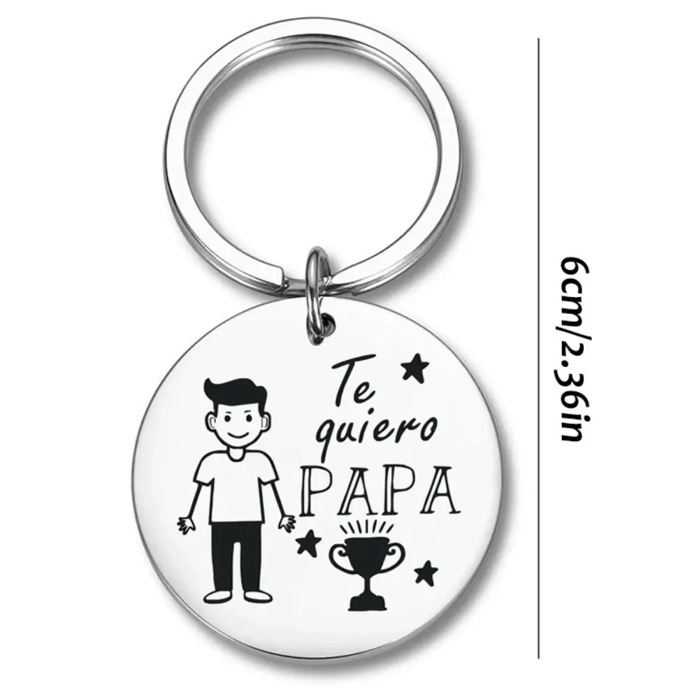 Брелок из нержавеющей стали на день отца отвертка автомобиль Испания Te Quiero PAPA