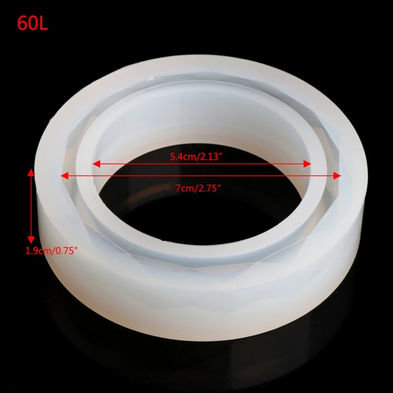 

Круглая силиконовая форма для браслета, эпоксидной смолы