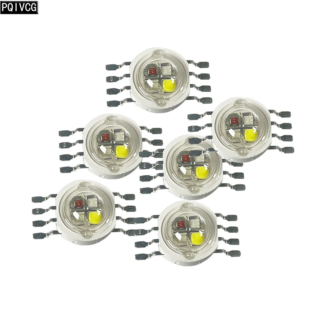 

50 PCS /12W RGBW 4in1 Led Chip Par Lights Led Lamp Beads 4 Pin 12w Led Light Source