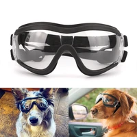 dog uv protection transparent sunglasses with adjustable strap pet waterproof goggles fashion sunglasses for dogs accessories