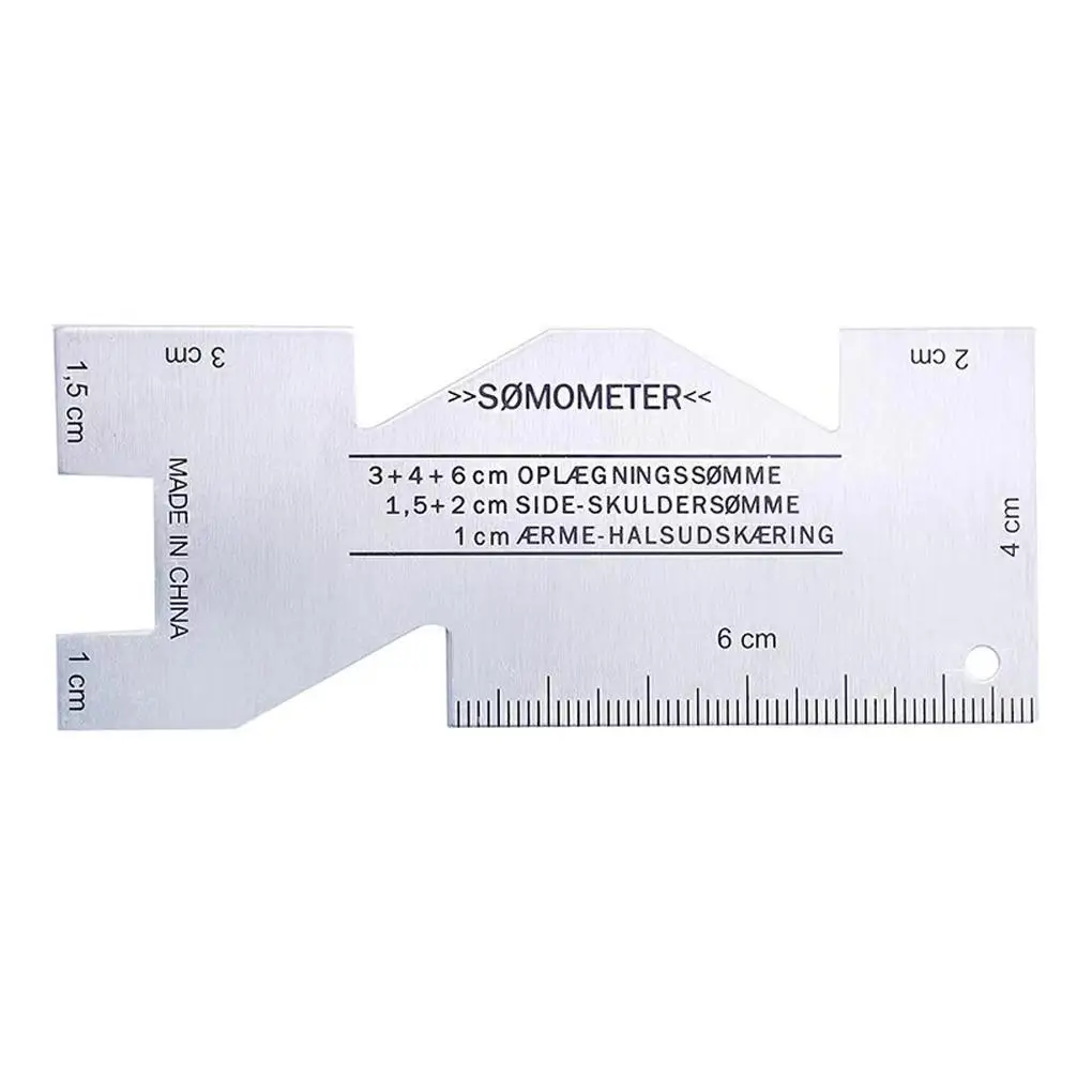 Измеритель точности швов металлическая линейка для квилтинга шаблон шитья