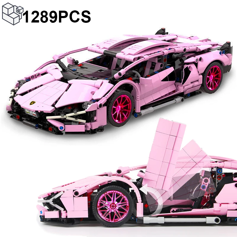 

1289 шт., Детский конструктор Lamborghinis, в масштабе 1:14