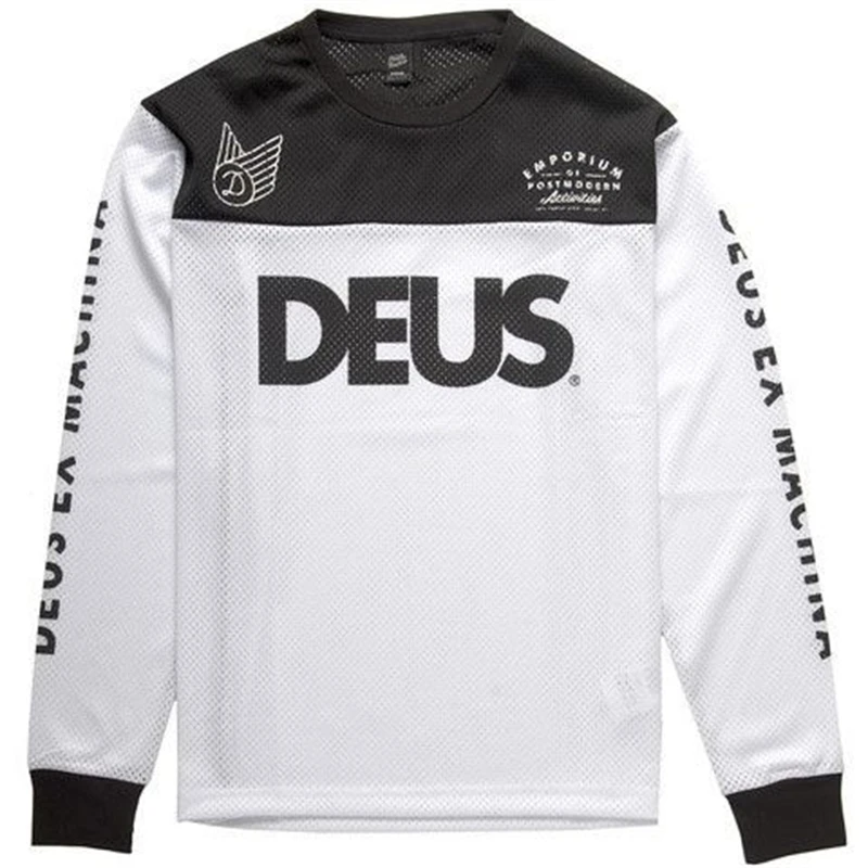 

Freedeus Ex MACHINA 90s Cycling T-Shirt Mountain Bike Downhill Long Sleeve Racing Clothes DH MTB Moto Motocross Long BMX Jerseys