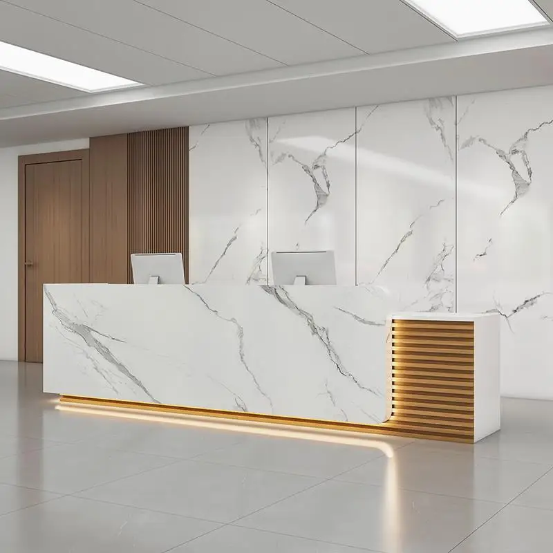 Стойка регистрации в приемнике для салона красоты Современная Эстетическая