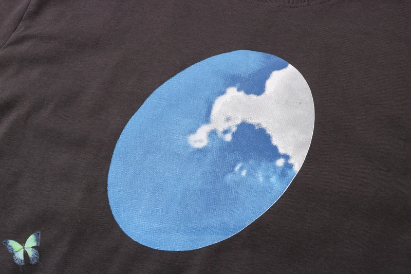 Высококачественная Футболка с принтом большого размера изображением картины KANYE