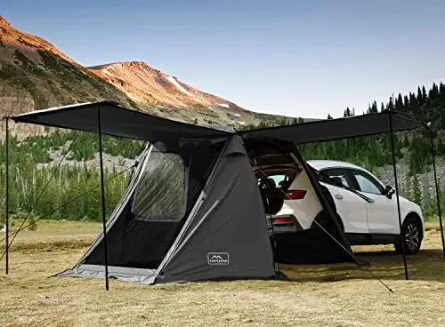 

Car Tent, Tailgate Shade Awning Tent for Camping, Vehicle SUV Tent Car Camping Tents for Outdoor Travel Mini pump Tactical keych