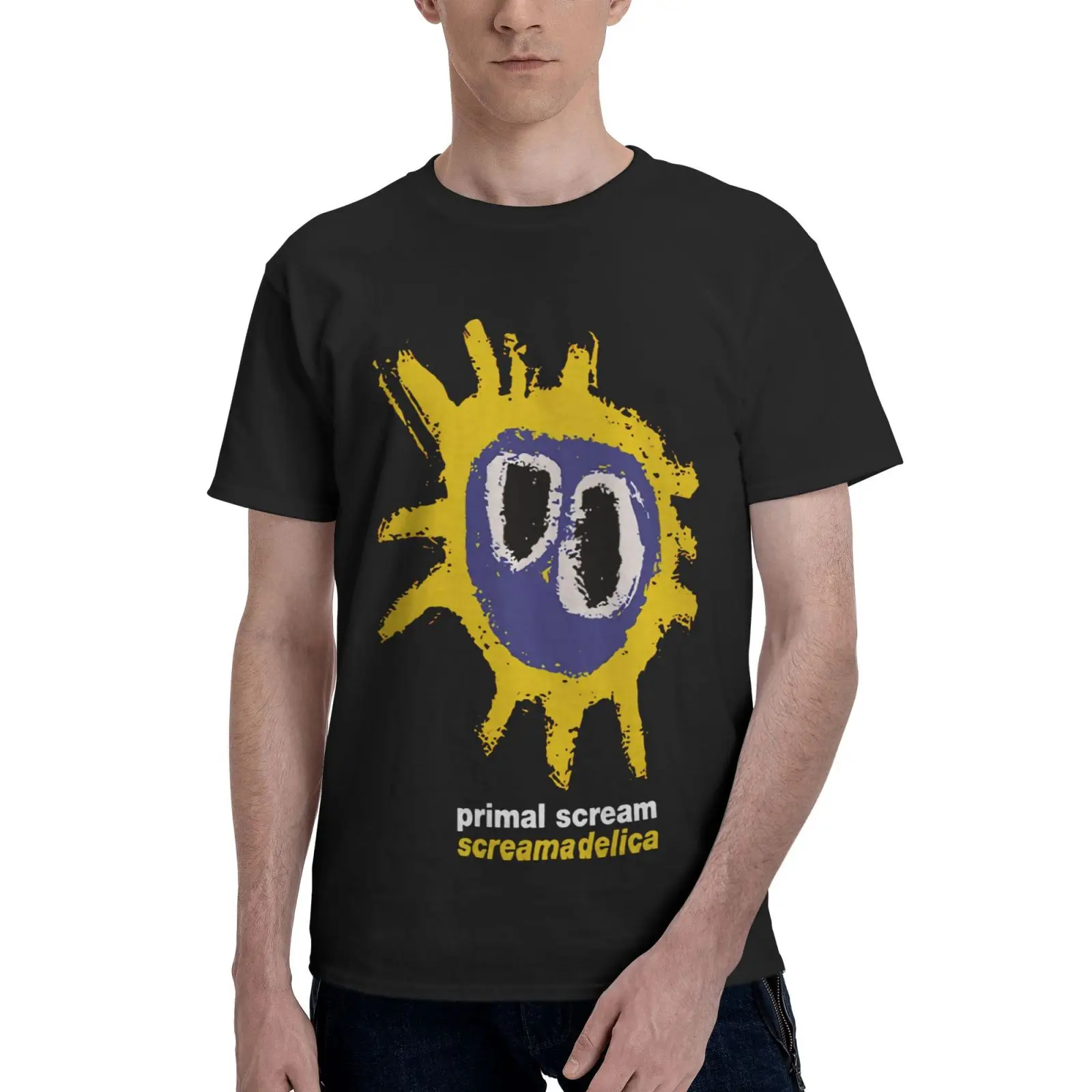 

Primal Scream Screamadelica Red Deep Oversized T-Shirt Clothes Men Manga Vintage T Shirts Oversized T-Shirt Anime T-Shirts Man