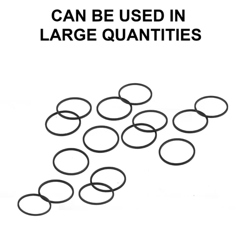 Резиновые приводные ремни 1,2 мм для проигрывателей, кассетных проигрывателей, магнитофон, диаметр 25/28/30 мм, 50 шт.