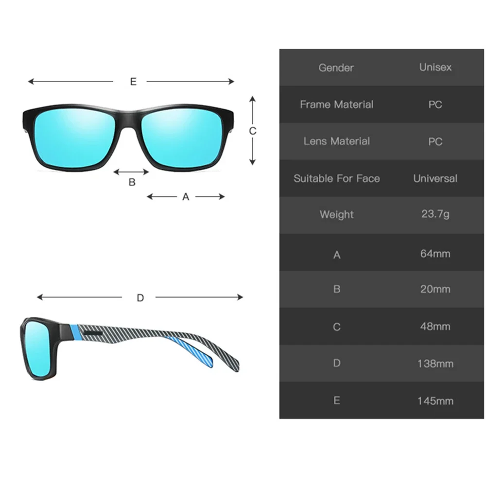 Спортивные мужские и женские поляризационные солнцезащитные очки ручной работы