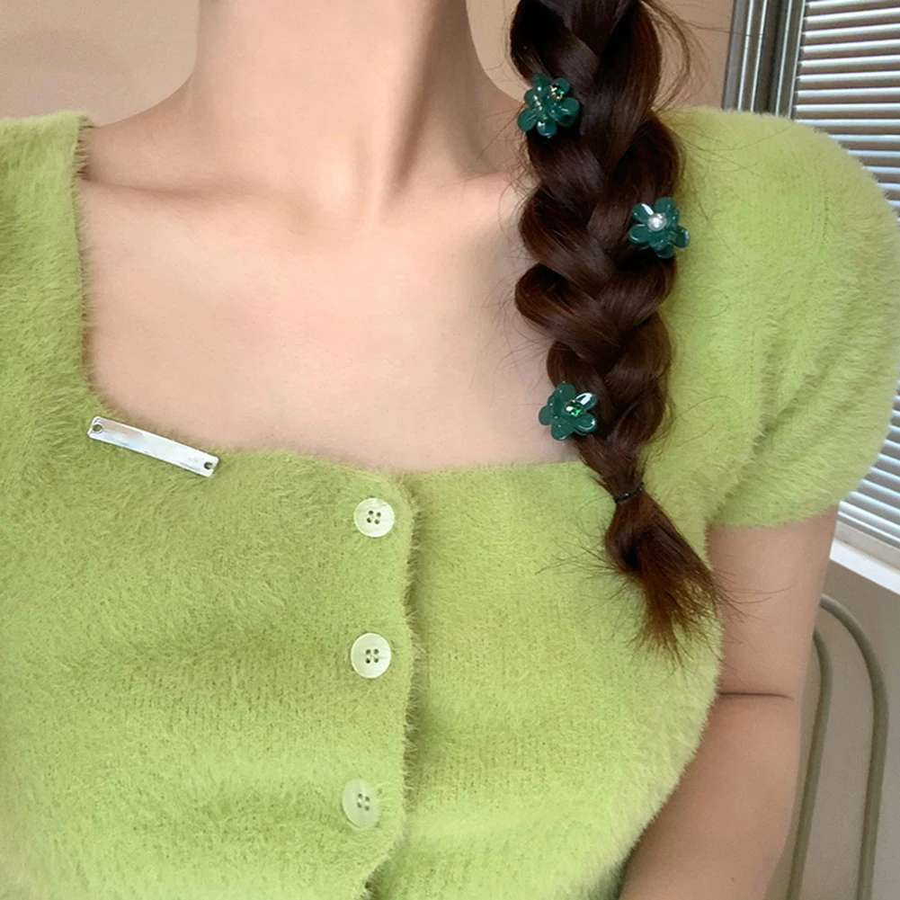 

5 шт., заколки для волос в виде цветов