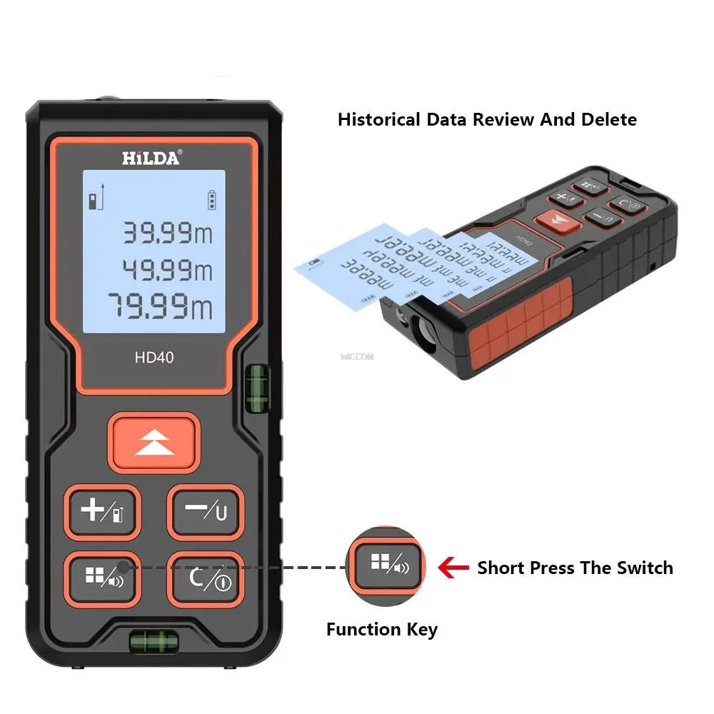 

Дальномер лазерный цифровой, 40/60/80/100 м